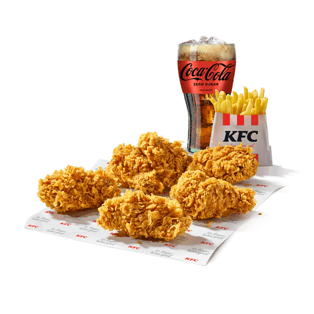 6'lı Hot Wings Menü