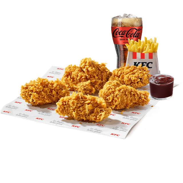 6'lı Hot Wings Menü